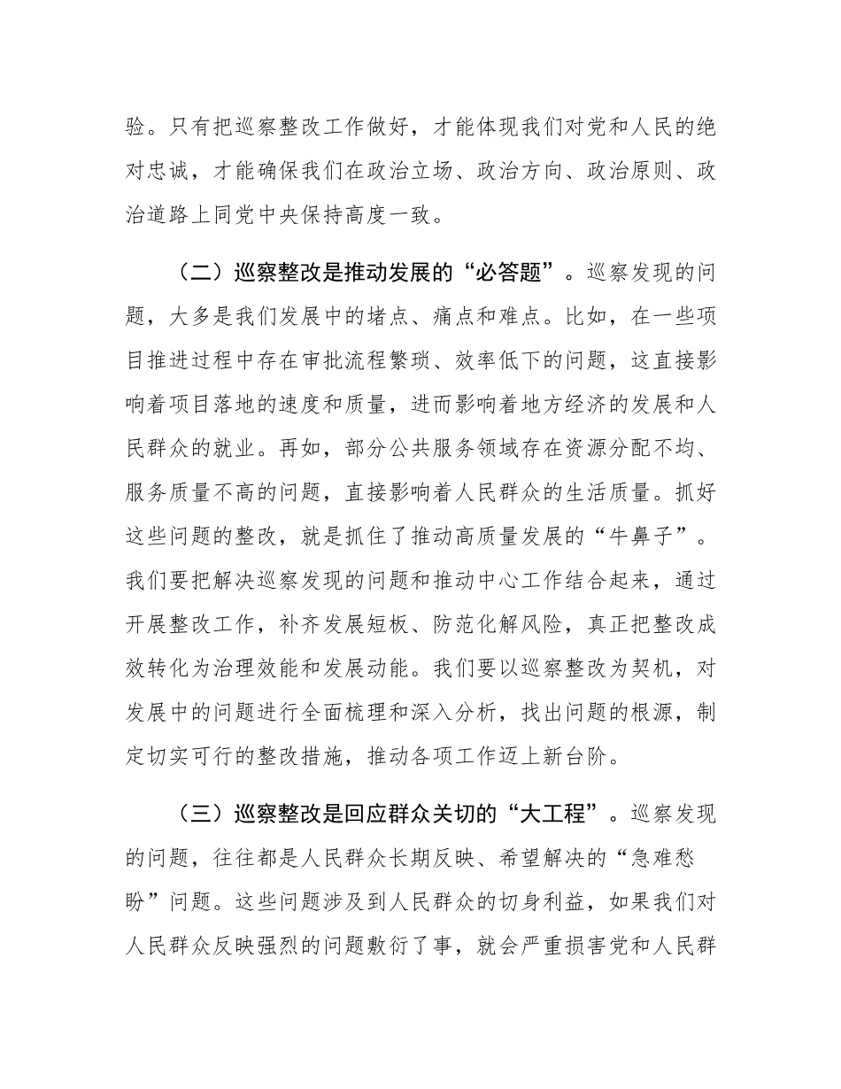 在2025年巡察整改工作推进会上的讲话.docx_第2页