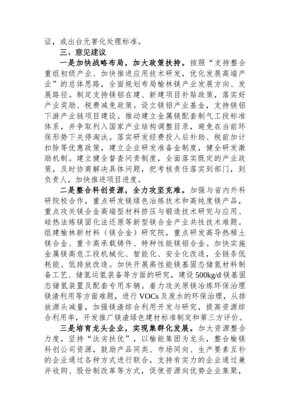 推进X市镁产业高质量发展的调研报告.docx_第3页