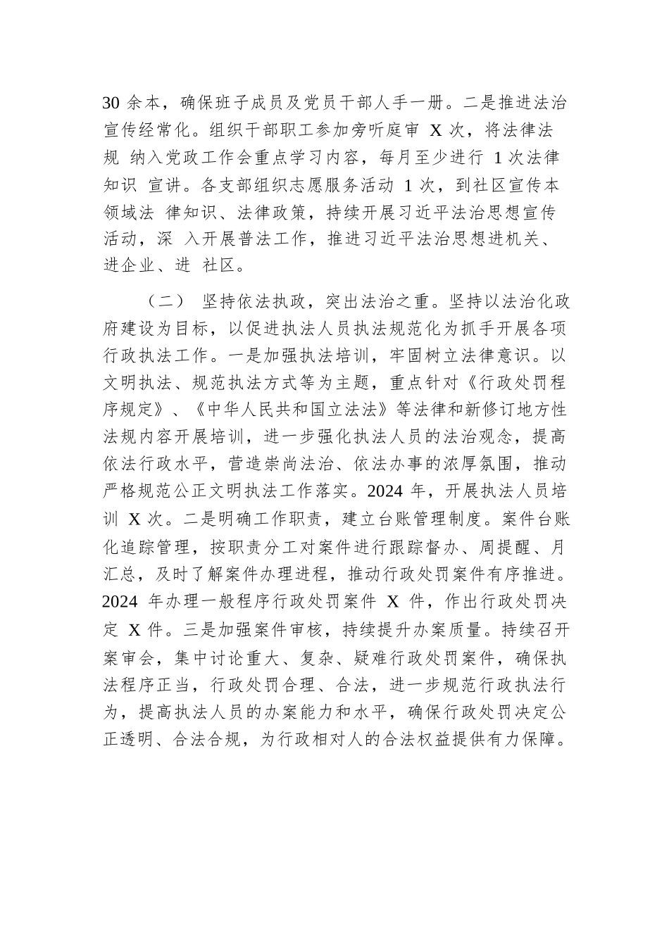 2024年度法治政府建设工作总结及2025年工作计划.docx.docx_第2页