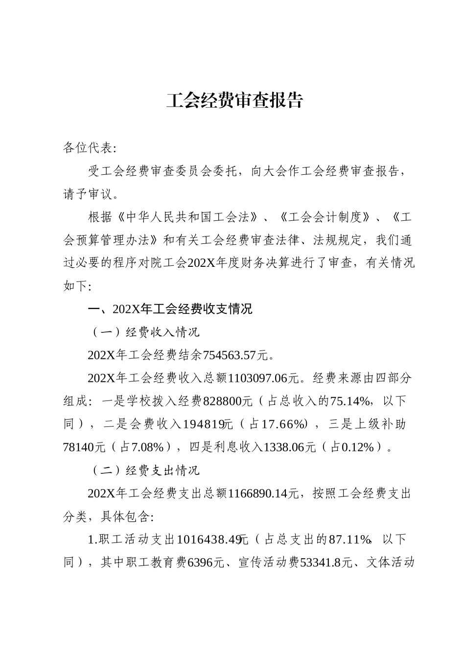 工会经费审查报告.docx_第1页
