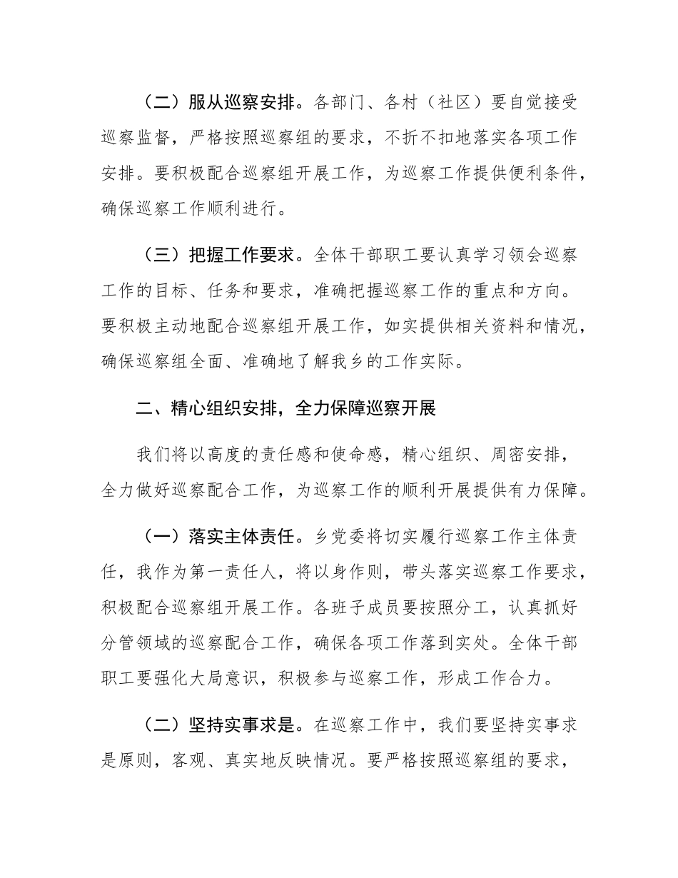 乡党委书记巡察表态发言.docx_第2页