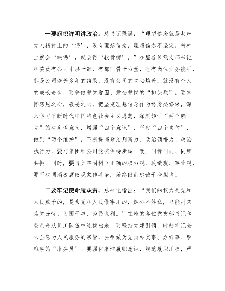 国企党支部书记委员集体廉政谈话提纲.docx_第2页