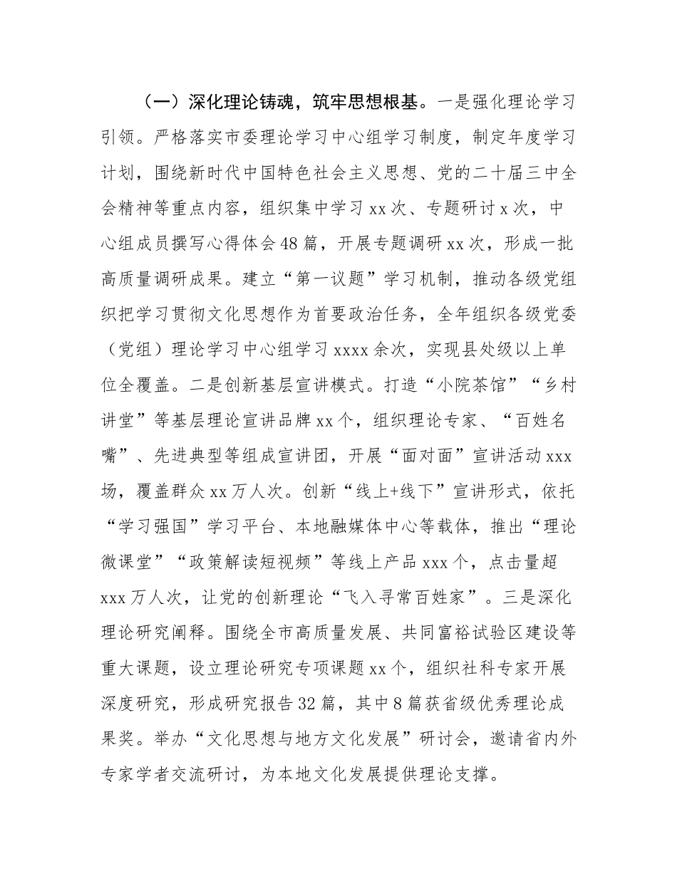 市委宣传部2025年工作总结.docx_第2页