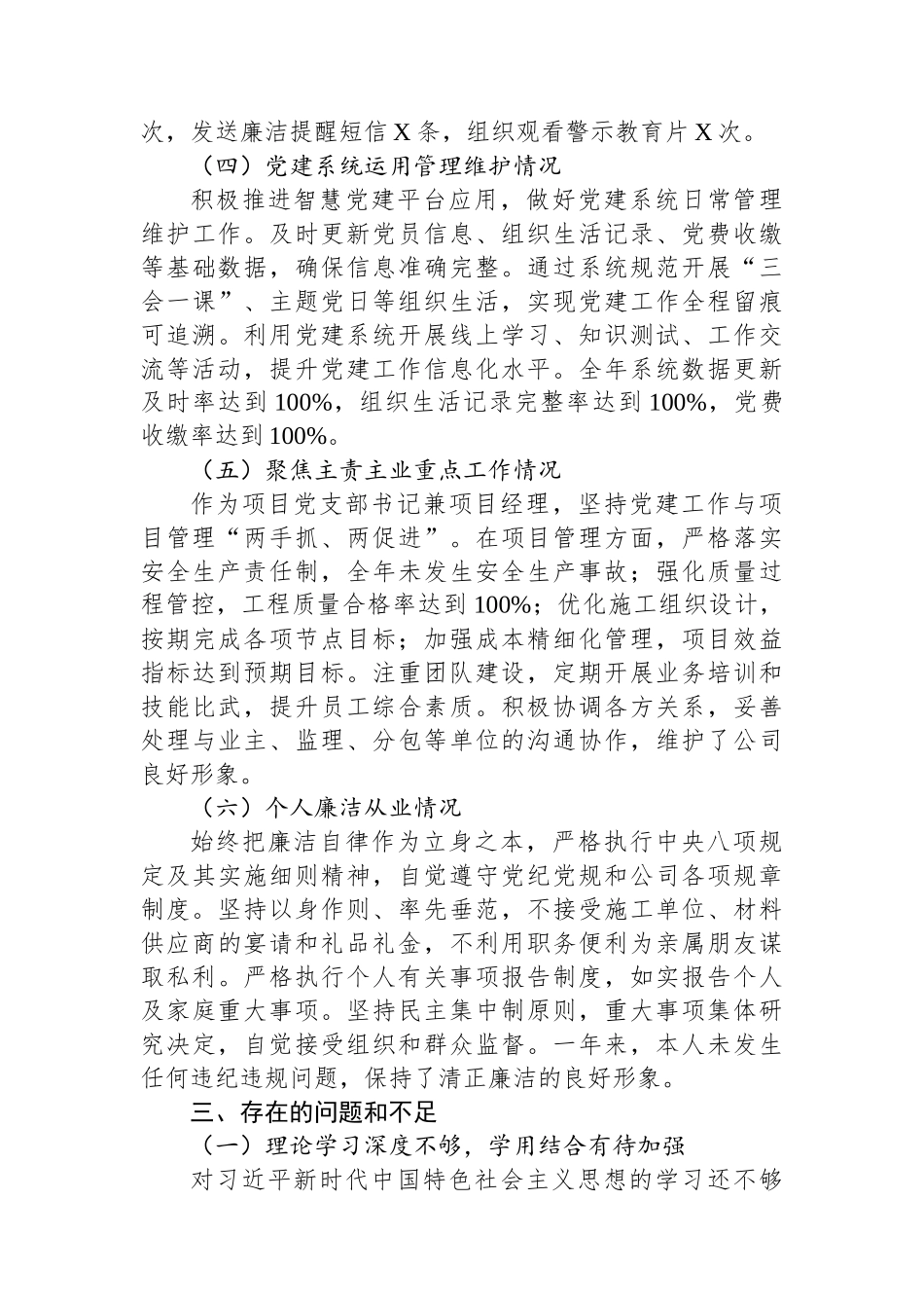 2025年度公司党支部书记述职报告.docx_第3页